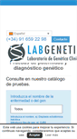 Mobile Screenshot of labgenetics.es
